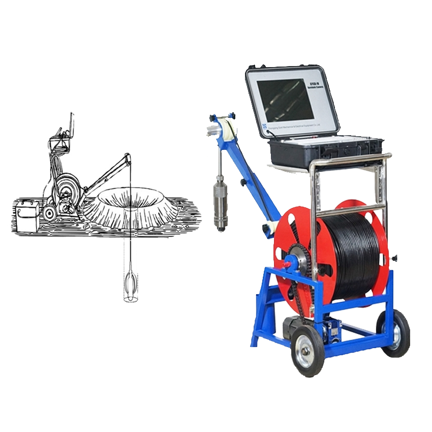 250kg Durable Push Rod Drain Camera For Drainage Pipe Inspection