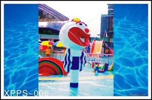 Wholesale Fiberglass Clown Spray Park Equipment Aqua Play Station For 3 - 5 Persons for Water Park from china suppliers