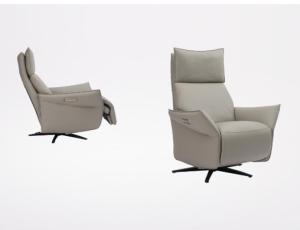 Wholesale Home Furniture Hotel Lobby Hall Leather Accent Chair Revolving Leisure Chair from china suppliers
