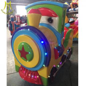 Wholesale Hansel amusement park indoor fiberglass train body coin game machine from china suppliers