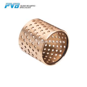 China ISO Wrapped Bronze Bearing Bronze Wrapped Sliding Bearing With Oil Holes Seals on sale