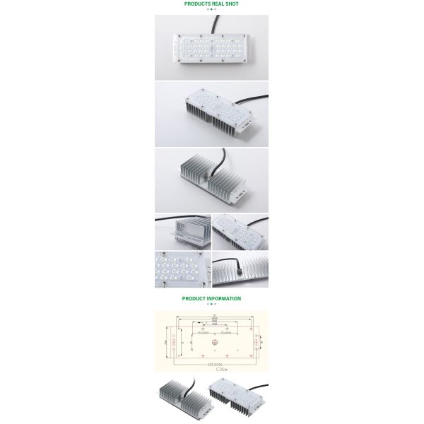 SMD 3030 36W LED Street Light Module Ultraviolet Lamps Source