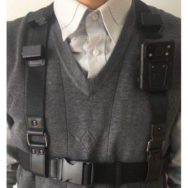 Ergonomic Nylon Fixed Camera Adjustable Harness Double Shoulder