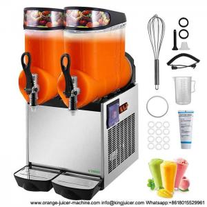 Wholesale 2x12L Dual Bowl Cafes Restaurants  Margarita Ice Machine Slushie Maker from china suppliers