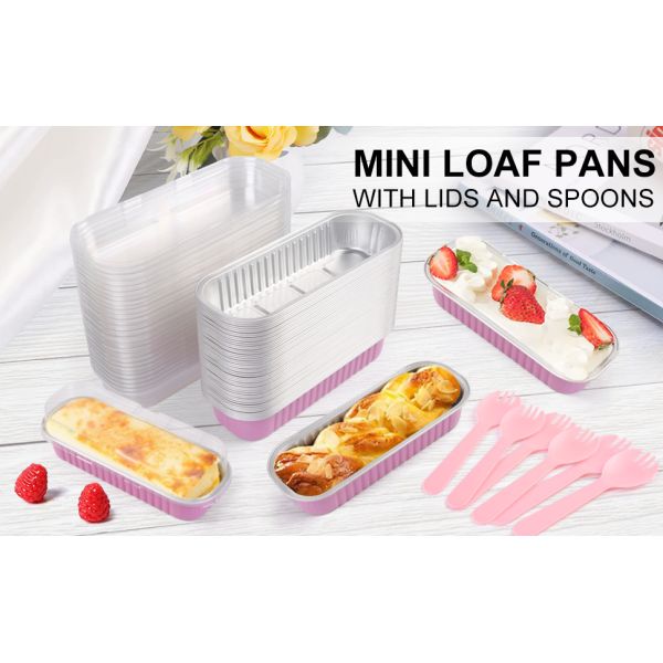 mini loaf pans with lids