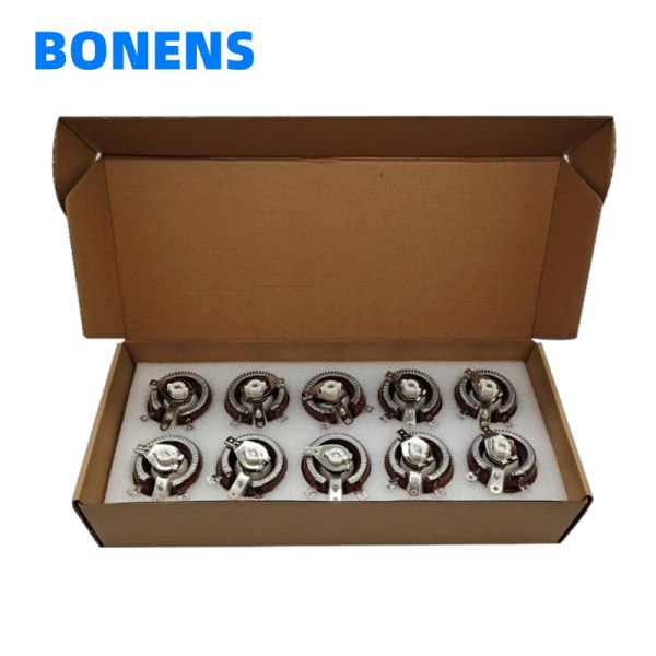 BC1 25W-50W Ceramic Wirewound Variable Resistor 1-10kΩ ±10% Tolerance