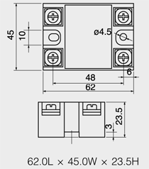 DC 500V Solid State LED Relay Optical Isolation Input / Output Circuit 1000MΩ