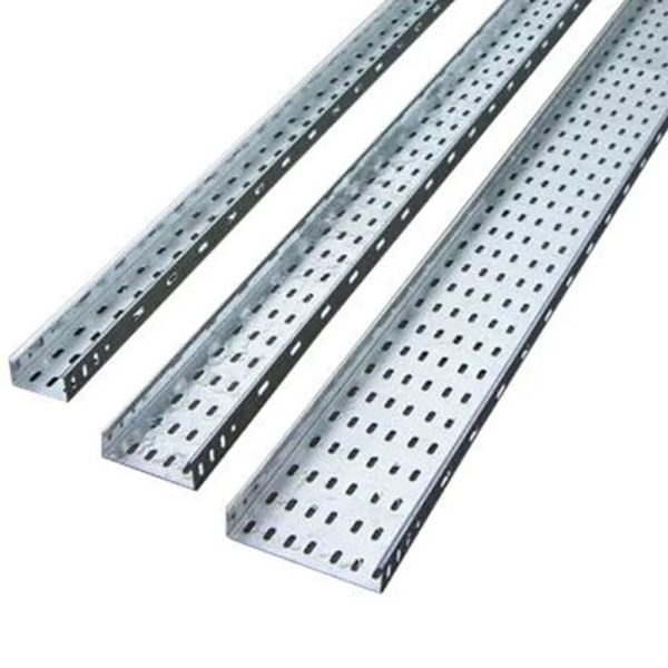 Aluminium Perforated Cable Tray Smooth Surface High Durability
