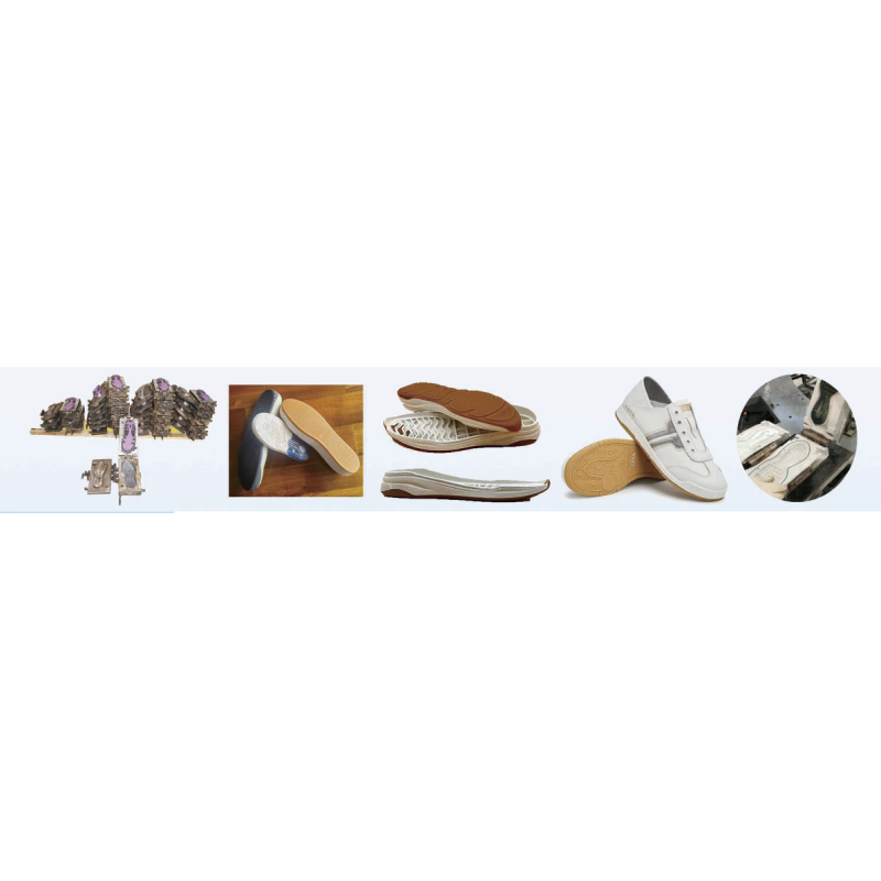 Automatic Rotary Shoe Sole Making Machine 1 Color / 2 Color Sole Machine
