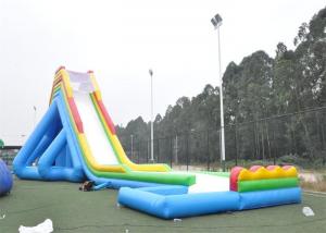 Wholesale Durable Long Giant Inflatable Water Slide For Adult Size 60*15*12m from china suppliers