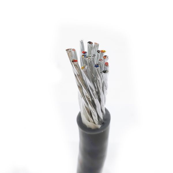 High-Performance Computer Instrumentation Cable FEP Insulation Silicone Jacket Shielded Cable
