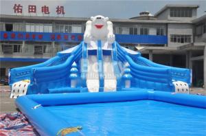 Wholesale Outdoor Bear Giant Inflatable Water Park With EN14960 0.55mm PVC Tarpaulin Material from china suppliers