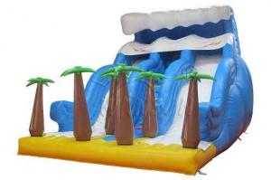 Durable Commercial Inflatable Water Slides Tropical Rain Forest Themed