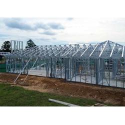 China AS / NZS Standard Steel Frame Prefabricated Bungalow Homes , Prefab Kit Home for sale