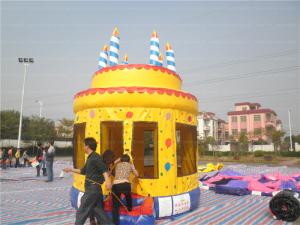 Wholesale Birthday Cake Bouncy Castle (CYBC-55) from china suppliers