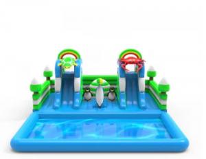 Wholesale Sea Animal Inflatable Water Park Swimming Pool With Water Slide from china suppliers