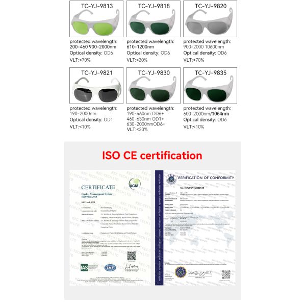 Laser Welding Glasses Laser Protective Goggles Work Safety Glasses for Industrial Welding Metal Fabrication Repair Work