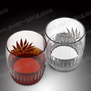 China 2OZ Custom Round Colored Clear Glass Cup Shot Glass on sale