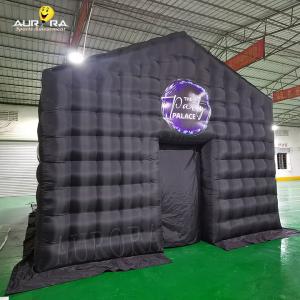 Wholesale Advertising Black Inflatable Nightclub Tent Party Camping Trade Show Tent from china suppliers