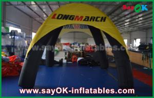 China Go Outdoors Air Tent Logo Printed 4 Legs Inflatable Air Tent Spider Dome Tent With PVC Material on sale