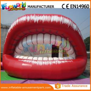 China 5m Long Red Advertising Inflatables Big Month Ladies Lip for Promotion on sale