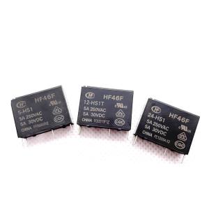 Wholesale 250VAC Ultra Small Medium Power Relay HF46F Series from china suppliers