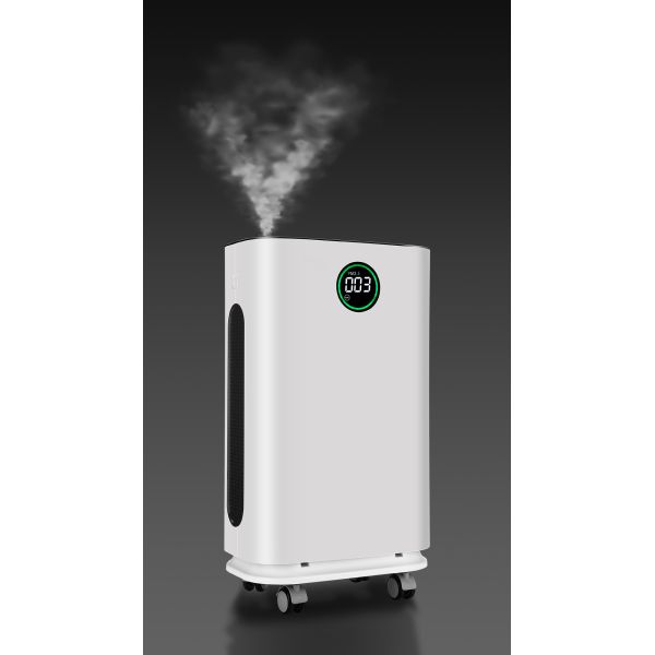 HOMEFISH UV Humidifier Low Noise Air Purifier 430m3/H