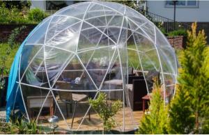 Wholesale 5M Luxury Geodesic Dome Tent With Steel Pipes And Transparent Cover Dome Party Tents from china suppliers