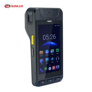 Wholesale Big Screen Android Handheld Barcode Scanner With Printer from china suppliers